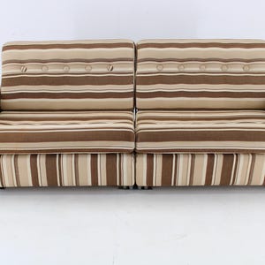 3-osobowa rozkładana sofa z lat 70. XX wieku firmy Joka, Austria / Połowa wieku / Sofa vintage /