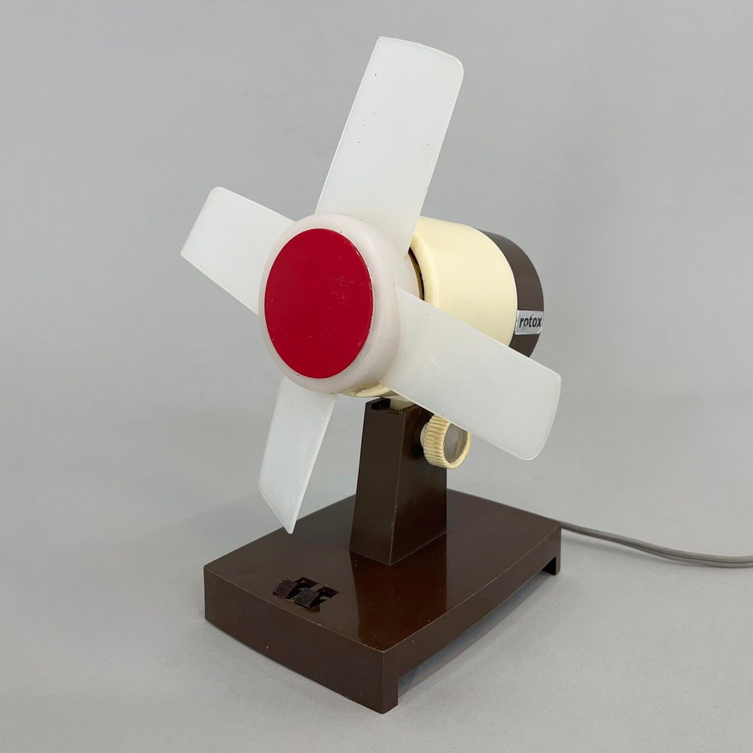 Vintage Adjustable Table Fan by Rotox, Czechoslovakia Etsy