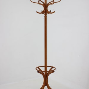 1980s Beech Coat Hanger by Ton, Czechoslovakia