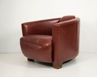 Art Deco Aviator Club Armchair, 2000s