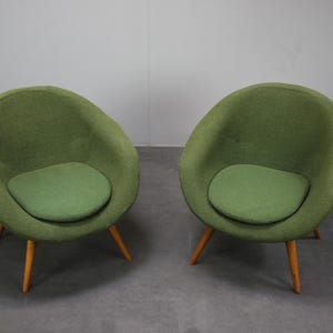 Mid-century Set of 2 Armchairs by Miroslav Navrátil for Tatra Nábytok Pravenec, 1950s, Czechoslovakia