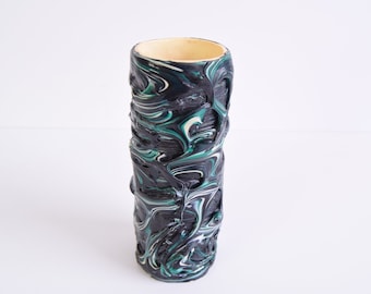 Vintage Design Plastic Vase, Czechoslovakia, 1970's.