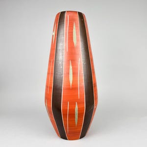 Large German Ceramic Floor Vase by Bay Keramik, Labeled 1970&#39;s