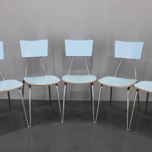 1970s Set of Five Dining Chairs  ,Italy / Vintage Chair / Mid-century /