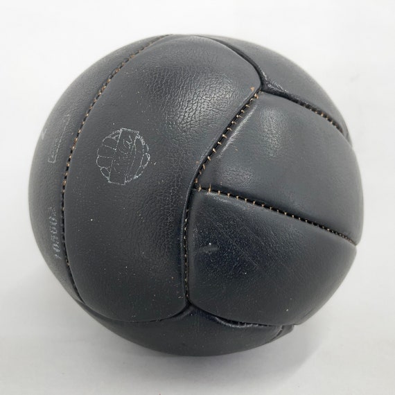 Ballon Médecine Vintage Cuir Lacets - Début 1900, Boxe, Décoration Rare