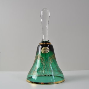 Campana di vetro in cristallo di Boemia anni &#39;60