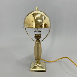 Art Deco Brass Table Lamp, 1930&#39;s