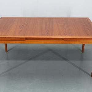 1960s Kai Winding Large Teak Extendable Dining Table Model 16,Denmark / Mid-century / Vintage Table /