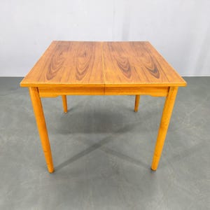 Matbord i teak, utdragbart, 50-tal, stort, vintage, 1960-tal