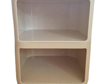 "MIdcentury "" Componibili "" Nachttisch, Anna Castelli für Kartell, Italien, 1960er Jahre"