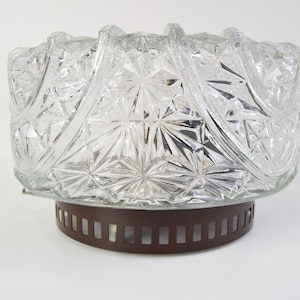 Mid-century round ceiling light, 1980s.