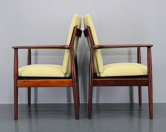 1960s Pair of Arne Vodder 431 Armchairs by Sibast Mobler, Denmark
