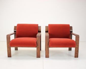 Restored Mid-Century Ludvík Volák Armchair, 18 Pieces Available, Czechoslovakia, 1960s