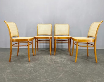 TON Dining Chairs Set Thonet 811 Hoffmann Bentwood Czech Vintage