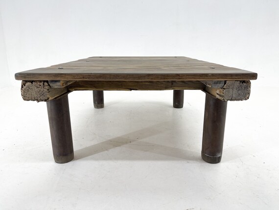 【FLYMEe】DE IRON COFFEE TABLE qw-amish-cast-iron-coffee-