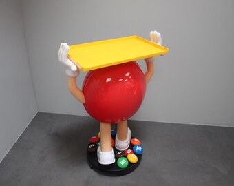 Very Rare Plastic Stand of the M&m's Candy Company Mascot, 1990s