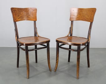 A Pair of Thonet No. 56 Bentwood Chairs; Early 20th Century - Etsy