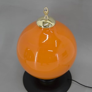 Postmodern Orange Glass Table / Floor Lamp, 2000&#39;s