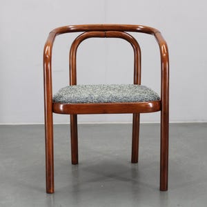 1970s Antonin Suman Beech Bentwood Restored Side Chair by Ton, Czechoslovakia, Czechoslovakia / Mid-century / Vintage Chairs /