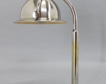 1930s Rare Restored Bauhaus Table Lamp, Czechoslovakia