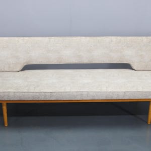 1960s Miroslav Navratil Convertible Restored Daybed Sofa, Czechoslovakia