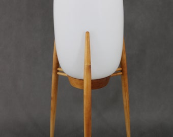 1970s ULUV Glass Floor Lamp ,Czechoslovakia / Mid-century / Vintage Lamp / White interier /