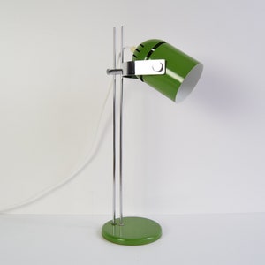 Green Table Lamp Combi Lux by Stanislav Indra, Czechoslovakia, 1970's.