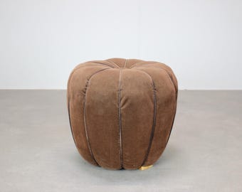 Jindřich Halabala Stool 1950 Czechoslovakia Mid Century Ottoman Pouf
