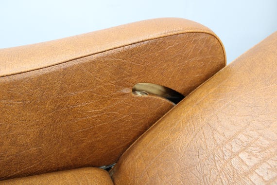 1950s Marco Zanuso Reclining 'lady' Lounge Chair in Leatherette