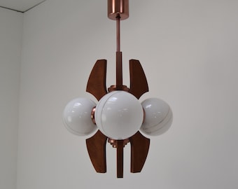 Mid-century Chandelier by Elektrofem, Hungary, 1970's.