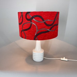 Mid Century Wallendorf Porzellan Tischlampe, Deutschland, 1960er Jahre