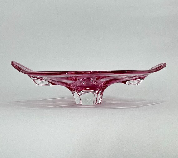 1960s Czech Art Glass Bowl by Josef Hospodka for Chribska Glassworks - Etsy