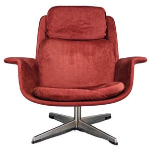 Fauteuil / Fauteuil Mid-Century Rondo, Olli Borg, Asko, Finlande, 1960s
