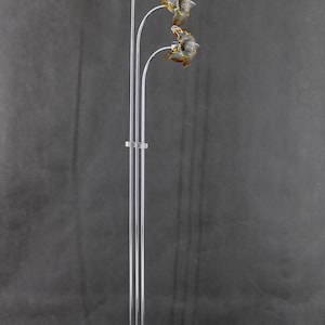 1980s Floor Lamp with Murano Glass ,Italy  / Mid Century Floor Lamp, Italy / Vintage Lighting / Italian Design