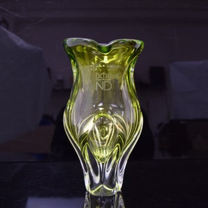 Vintage Art Glass vase designed by Josef Hospodka in the former Czechoslovakia in the 1960&#39;s.