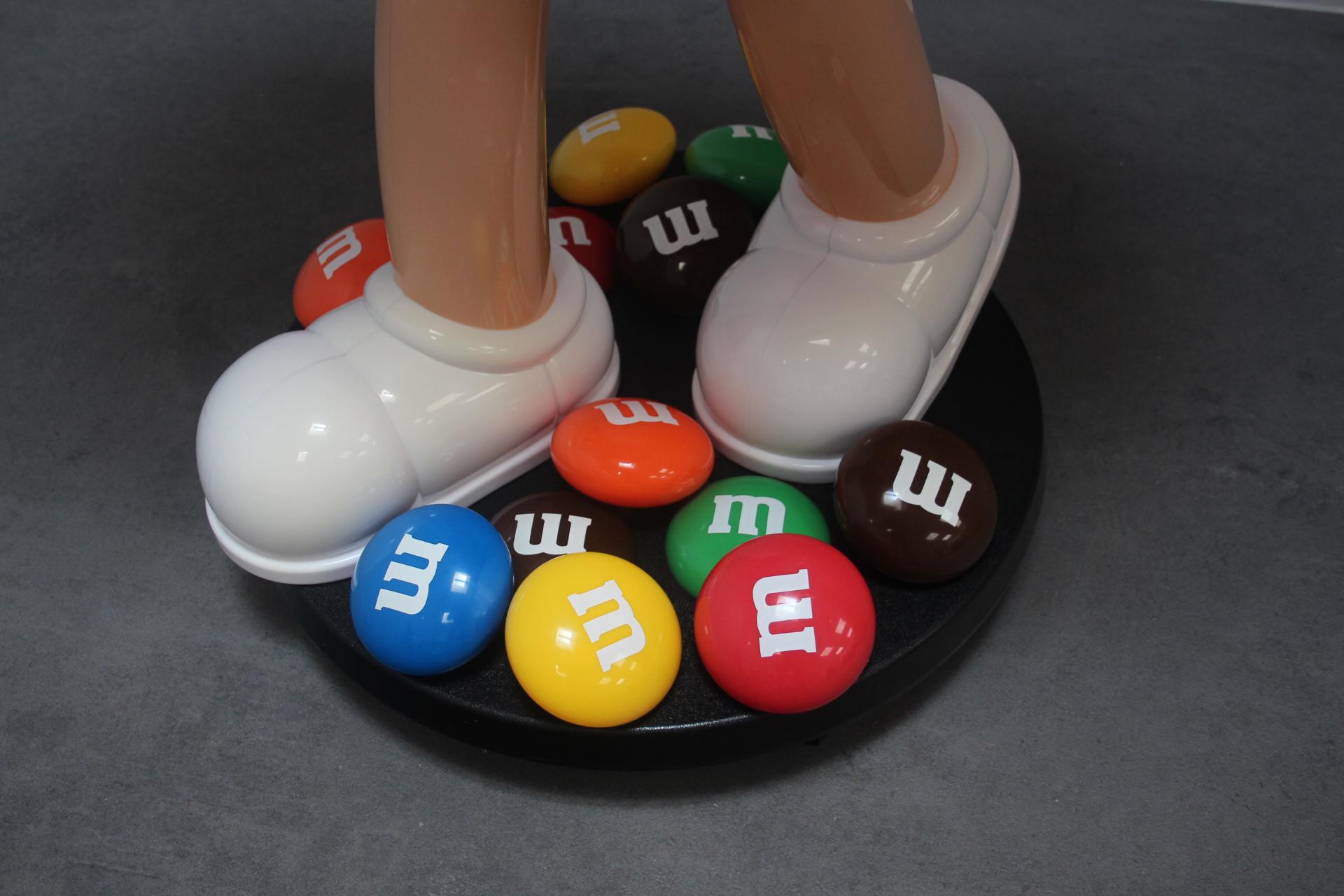 Very Rare Plastic Stand of the M&m's Candy Company Mascot, 1990s