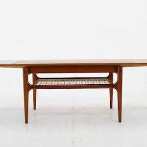 1960s Teak Extendable Coffee Table, Denmark