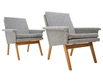 Paar Midcentury Stühle, Dänemark, 1970er Jahre