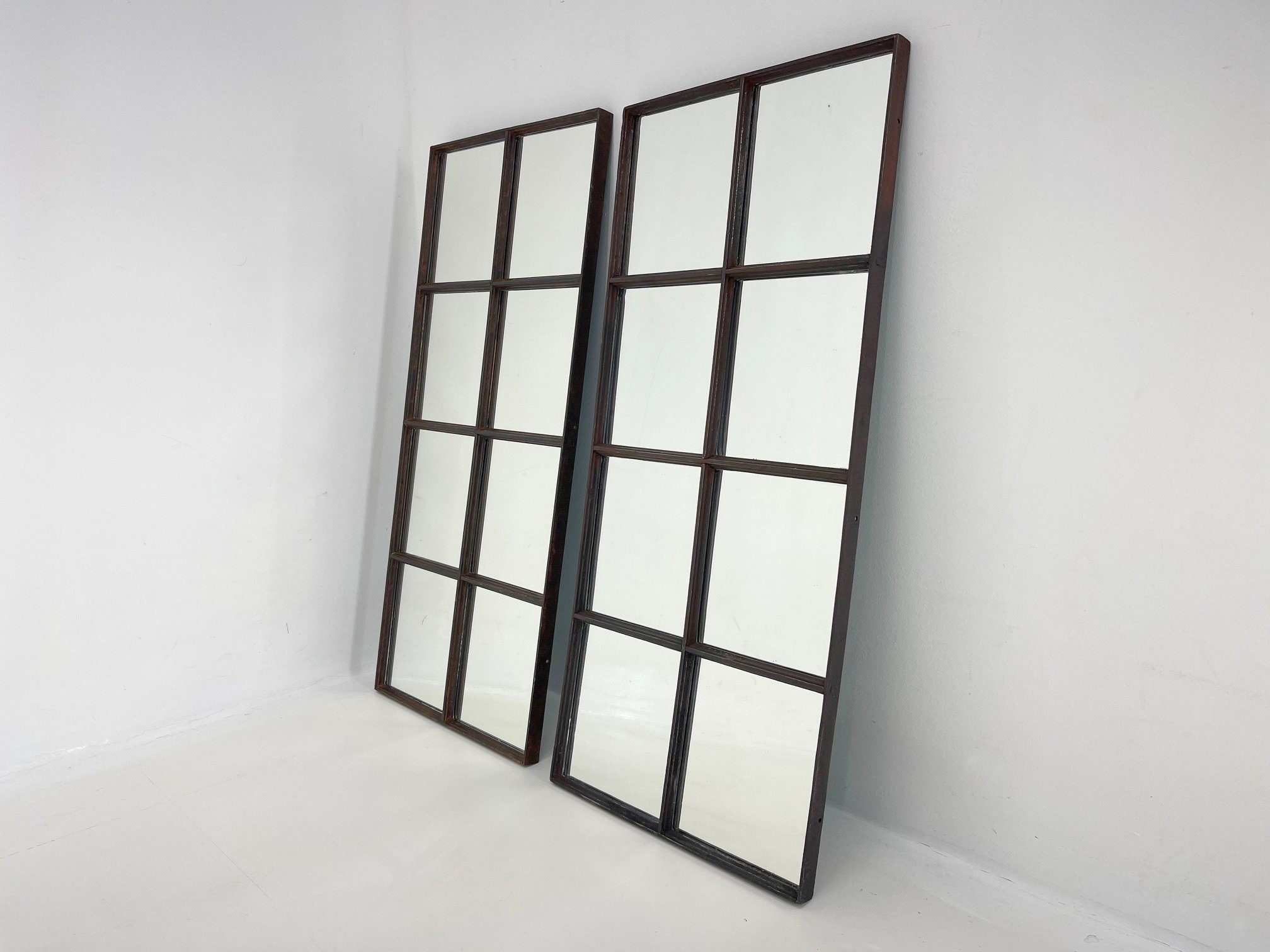 Gift Decor Spiegel Wandspiegel Fenster Schwarz polystyrol 80 x 80 x 3 cm 3  Stück