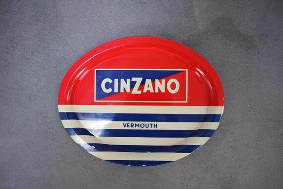 CINZANO 灰皿　マルティニ　フィアット　ランチア　アルファロメオ Mid-century Tray by Cinzano Vermouth, 1960s, Italy - Etsy