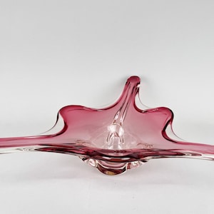 XXL Mid Century Murano Glass Bowl, Italy, Labeled