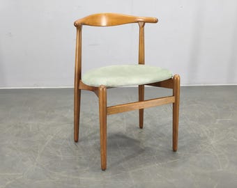 Hans Wegner Model 708 Chair Danish Modern Beech Dining Side Seat 1960s