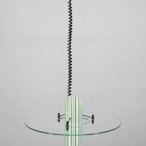 Italian Glass Chandelier, 1980s