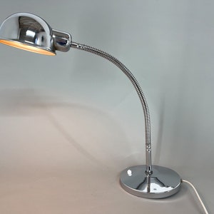 1960&#39;s Chrome Adjustable Table Lamp, Italy