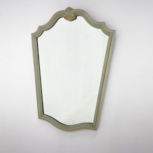 Vintage French Wooden Mirror, 1970&#39;s