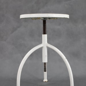 1940s Medical Swivel Stool, Czechoslovakia