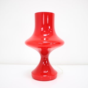 Table Lamp by Stepan Tabera, 1970s / Vintage Table Lamp / Vintage Bedside Lamp / Red Colour