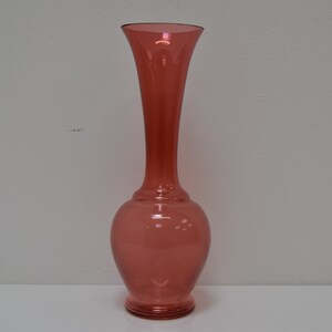 Art Tsjechische glazen vaas, door Glasswork Novy Bor, jaren 50