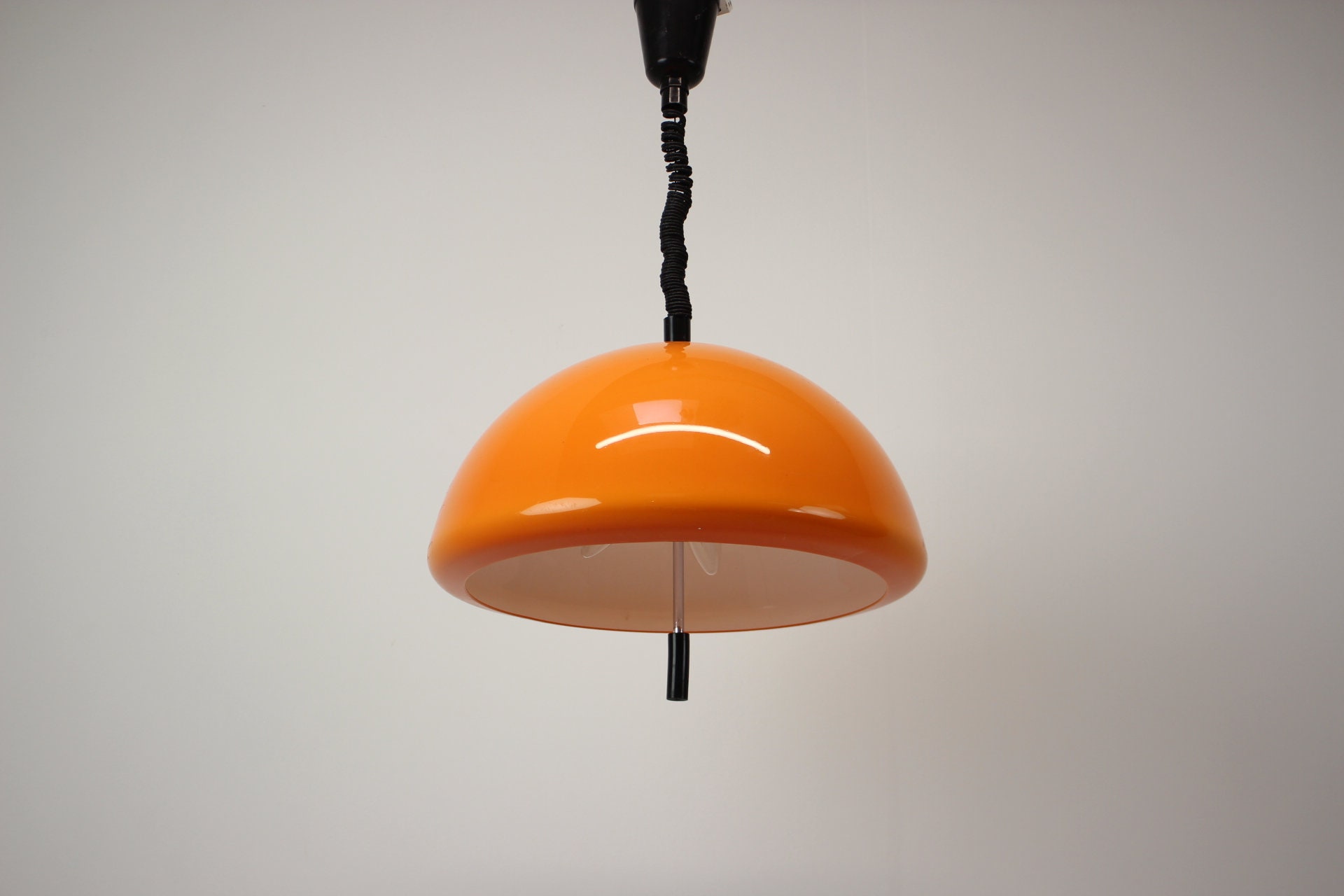 Midcentury Pendant by Harvey Guzzini for Meblo, Italy / Vintage