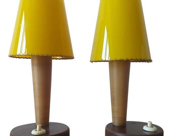 Pair of Rare Midcentury Table Lamps, 1950